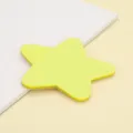 Translucent PET star-shaped sticky notes memo pad cute colorful index sticky notes office school supplies - Yellow