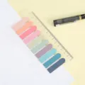 Foglietti adesivi colorati rotondi in PET Morandi, etichette di marcatura trasparenti 100pz - Testa Rotonda Colorata Estiva
