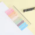 Morandi testa rotonda PET indice schede colorate note adesive memo scrivibile setto! - Fiori del Mattino e Luna della Sera Testa Rotonda