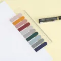 Morandi linguette indice PET testa rotonda note adesive colorate memo scritte - Giovinezza Squisita Testa Rotonda