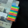 Note adesive indice trasparente neon linguette colorate segnalibri per la lettura libri - Nuvole radiose - 6