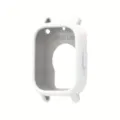 Custodia protettiva morbida in silicone bianco compatibile per smartwatch Redmi Watch 5 Active - Bianco