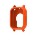 Custodia protettiva in silicone arancione per smartwatch, cover morbida antiurto antigraffio. - Arancione