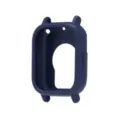 Coque de protection en silicone bleu foncé pour montre connectée, souple et anti-rayures. - Watch 5 Lite / Bleu Espace