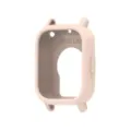 Custodia protettiva in silicone per smartwatch, cover morbida, accessorio rosa chiaro - rosa ciliegia