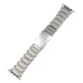 Stainless steel metal watch strap replacement compatible with Apple watch series ultra SE 8 7 - 38/40/41mm / Titanium