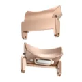 Stainless steel watch band connector detail for Samsung Galaxy Watch 6, quick release adapter. - 20mm / Rose Gold