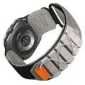 Nylon Schlaufe gewebtes Uhrenarmband für Samsung Galaxy Watch7 Ultra 47mm, Outdoor Armband. - Grau