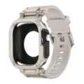 Robustes TPU-Uhrengehäuse und Armband Set kompatibel mit Apple Watch Ultra, Schutzdesign. - 44/45mm / Sternenlicht