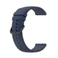 Dark blue silicone watch strap 20mm 22mm replacement soft band for smart watches - Midnight Blue