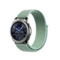 Groen nylon loop gevlochten horlogebandje, comfortabele klittenband sportband voor smartwatch. - 20mm / Oceaanblauw