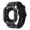 Conjunto de funda protectora TPU y correa de reloj compatible con ultra smartwatch negro - Negro