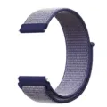Vervanging nylon lus geweven sport horlogeband voor smartwatch, comfortabel en ademend. - Middernachtblauw