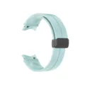 Cinturino per orologio in silicone con fibbia pieghevole magnetica per Samsung Galaxy Watch. - Verde chiaro con fibbia nera
