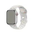 Λουράκι σπορ σιλικόνης συμβατό με Apple Watch, πολύχρωμο μοτίβο κομφετί, διαπνέον. - Λευκόχρυσο