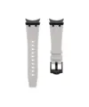 Cinturino di ricambio in silicone per smartwatch, cinturino grigio con fibbia e adattatori. - Watch 4/5/6 / Luce stellare nera
