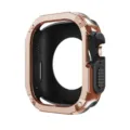 Robuste Schutzhülle für Apple Watch in Roségold, langlebige PC und TPU Rüstung Cover Design. - Roségold