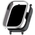 Beschermhoes voor smartwatch, metalen look bumper shell, duurzaam PC materiaal ontwerp. - Watch 5 Lite / Zilver