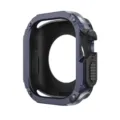Robuste Schutzhülle kompatibel mit Smartwatch, langlebiges PC und TPU Rüstung Design. - Mitternachtsblau
