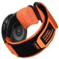 Oranje Nylon Smartwatch Bandje met Klittenband Vervangende Band voor 20mm 22mm Horloges - Oranje