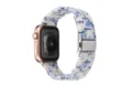 Resin Watch Band for Apple Watch Blue White Marble Pattern Replacement Strap Variant - Blue and White Porcelain