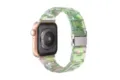 Green marble resin watch strap replacement for apple watch series 4 44mm accessory - Translucent Green