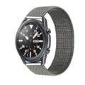 Olijfgroene nylon loop geweven horlogeband voor smartwatch, sport klittenband vervangingsband. - Sparren Mist