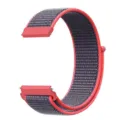 Universele geweven nylon loop horlogeband vervanging sport band met quick release - Felroze