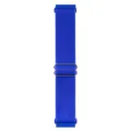Cinturino per orologio in nylon elastico blu regolabile di ricambio per smartwatch comfort. - 20mm / Blu zaffiro