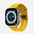 Smartwatch silicone replacement band yellow waterproof sport watch strap accessory - Yellow