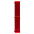 Cinturino per orologio in nylon rosso intrecciato regolabile, cinturino elastico di ricambio - 20mm / Borgogna