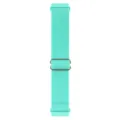 Cinturino di ricambio elastico in nylon verde menta regolabile per smartwatch. - 20mm / Verde menta