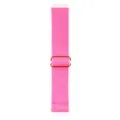 Cinturino per orologio elastico in nylon regolabile rosa di ricambio compatibile - 20mm / Fucsia