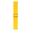 Cinturino per orologio elastico in nylon giallo regolabile per smartwatch, comodo. - 20mm / Curcuma