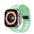 Silicone sport watch strap replacement for Apple Watch Ultra 49mm mint green band. - Pistachio
