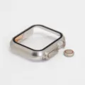 Custodia protettiva compatibile con Apple Watch Ultra vetro temperato paraurti rigido PC - Luce Stellare