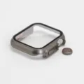 Custodia protettiva per smartwatch con vetro temperato e tappo corona colore titanio - Colore originale