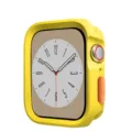 Matte TPU Case for Apple Watch Ultra 9 Protective Bumper Shell Bright Yellow Cover Accessories - Matte Yellow