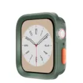 Green matte TPU protective watch case compatible with Apple Watch Ultra series accessories - Matte Pine Green