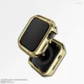 Goldener Metall Stoßstangen Schutzhülle für Apple Watch Serien und SE Modelle. - 38/40/41mm / Goldgehäuse