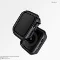 Custodia protettiva in TPU elettroplattata nera compatibile con Apple Watch serie 1-6 SE. - Cassa nera