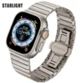 Cinturino per orologio in acciaio inossidabile con chiusura deployante smartwatch - Cinturino per orologio color galassia