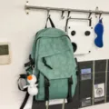 Koreanischer Stil großer Kapazität Schulrucksack für Studenten trendiger Rucksack - Grün