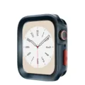 Matte dark blue electroplated TPU protective watch case for smart watch accessory. - Matte Dark Blue