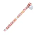 Vintage butterfly washi tape roll gold foil stamp decorative sticker for DIY journaling crafts - Pink Star Butterfly