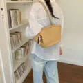 Sommer Gewebte Umhängetasche für Damen Khaki Stroh Tasche Alltag Stilvoll 2026 Neu Chic - Gelb Mit Anhänger