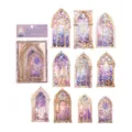 Momo Crystal PET 3D Laser Gold Sticker Pack Moonlight Sonata Series Retro Journaling Decals - Mirror of Starfield