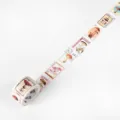 Momemo cinta washi de setas vintage sello postal retro papetería de diario decorativa - Notas de Hongos