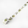 Vintage botanical floral washi tape for DIY scrapbooking journal and diary decoration. - Green Leaf Journey
