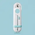 LED pet nail clipper with light and grinder for cats and dogs professional grooming tool - LED Pet Nail Clippers / Vibrant Blue